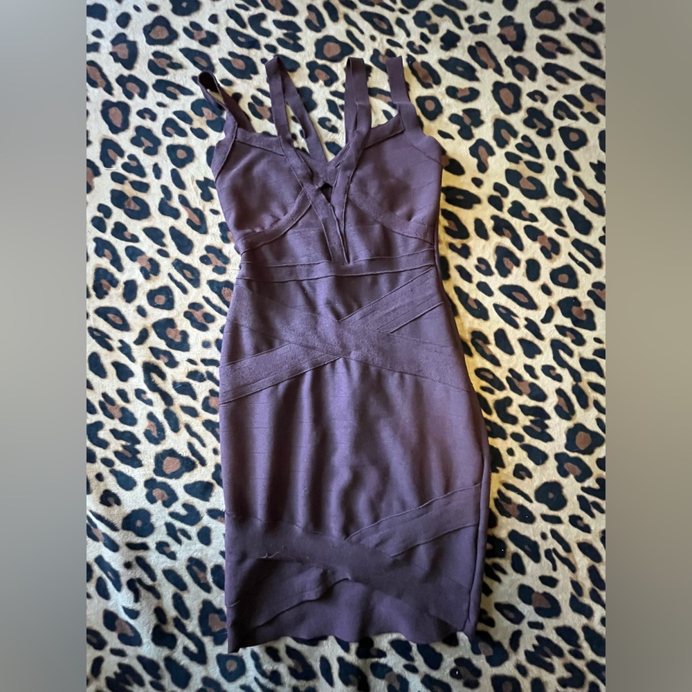 2016 Charlotte Russe Maroon Bandage Dress NWOT S